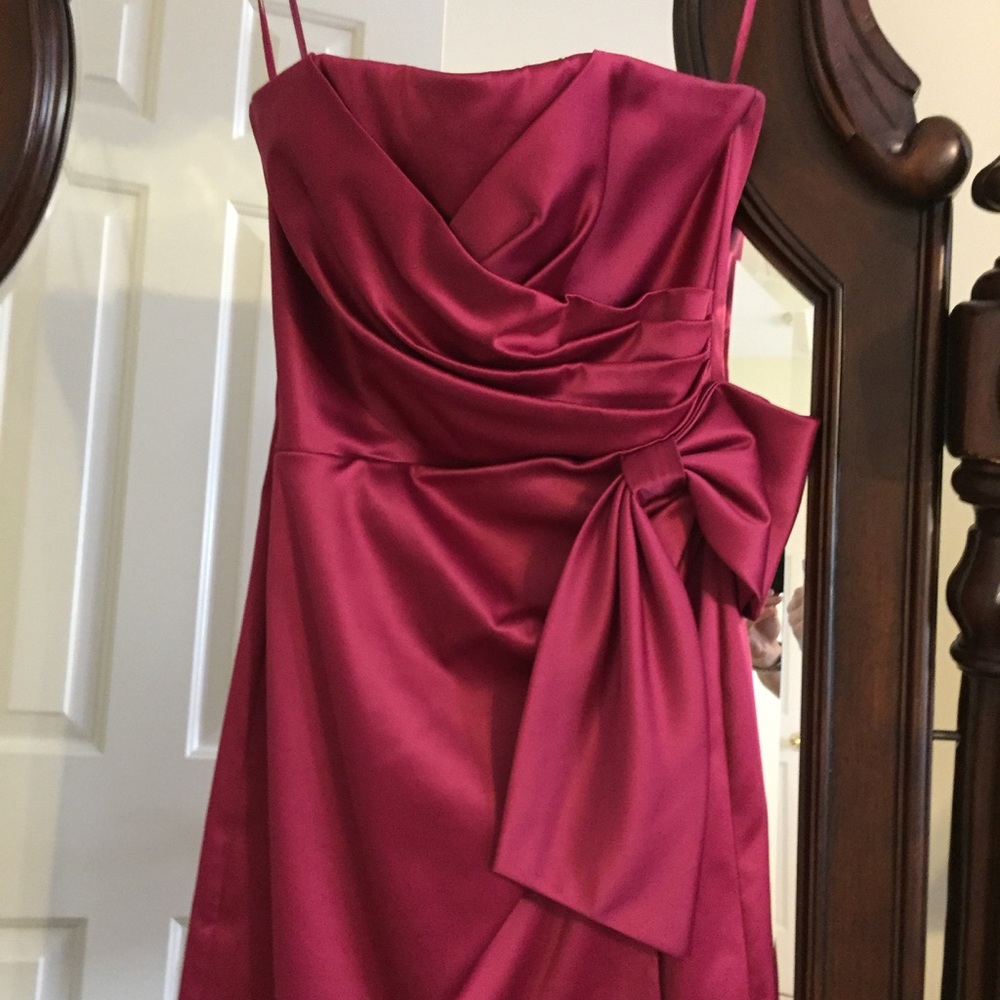 WHBM 6 fuchsia/pink cocktail dress